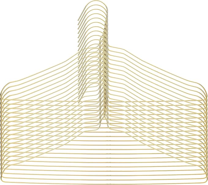 Mr. Pen- Gold Metal Hangers, 20 Pack - Wire Coat & Clothes Hangers