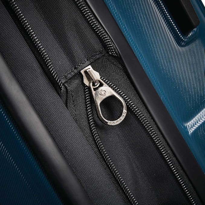 Samsonite Centric Hardside Expandable Luggage with Spinner Wheels, Teal, Checked-Large 28-Inch