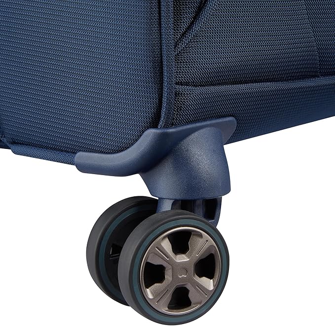 DELSEY PARIS Helium DLX Rolling Garment Bag with Spinner Wheels, Navy Blue