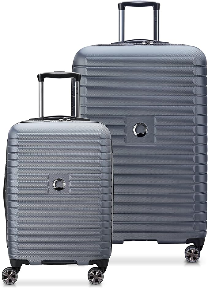 DELSEY PARIS Cruise 3.0 Hardside Expandable Luggage with Spinner Wheels, Graphite, 2 Piece Set (20/28)