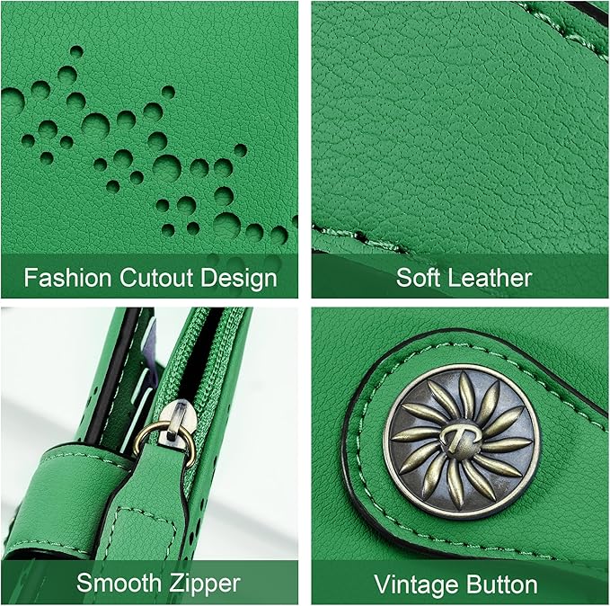 Tipmile Small Wallet for Women Bifold RFID Blocking Card Holder Leather Wallets with Zipper Coin Pocket