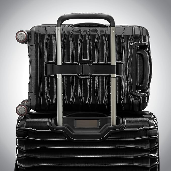 Samsonite Stryde 2 Hardside Expandable with Double Spinner Wheels, Carry-on, Stealth Black