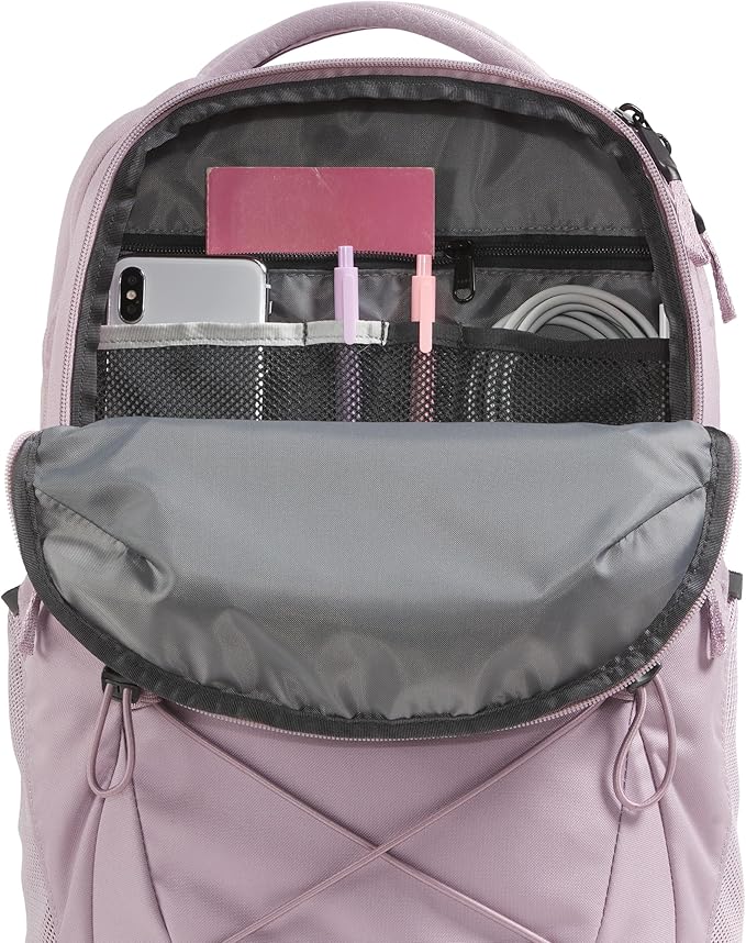 The North Face Women's Jester Everyday Laptop Backpack - Commuter Travel Bag, Laptop Sleeve, Water-Repellent, Ashen Purple/TNF Black, One Size