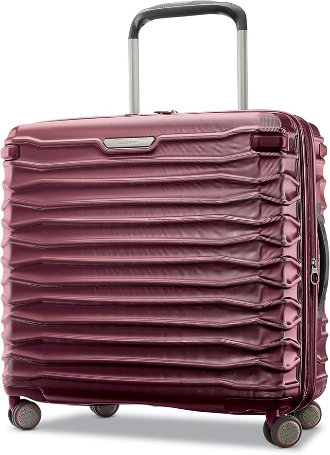 Samsonite Stryde 2 Hardside Expandable Luggage with Double Spinner Wheels, Medium Glider, Merlot