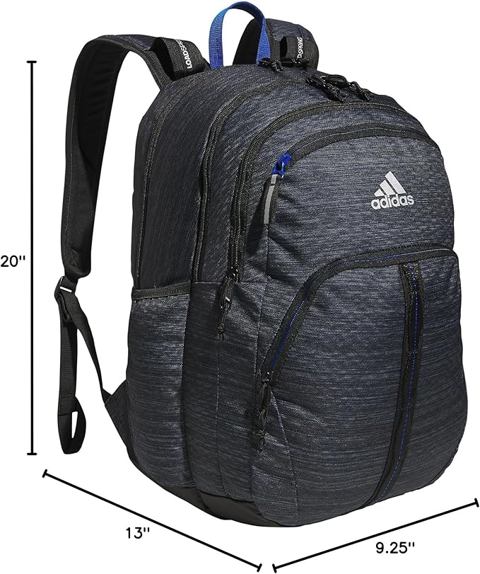 adidas Prime Backpack for Work, Travel Bag for Women and Men with Padded Compartment for Laptop
