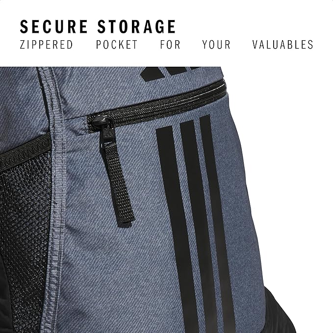 adidas Alliance Sackpack – Drawstring Backpack for Sports, Small Gym Bag