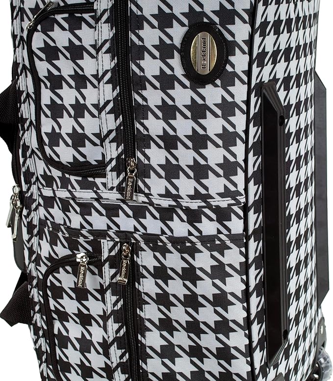 Rockland Rolling Duffel Bag, Black, 22"