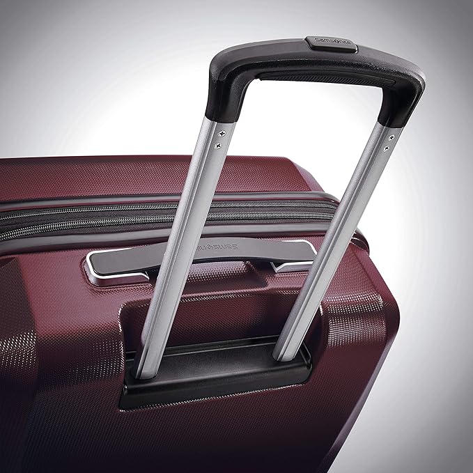 Samsonite Winfield 3 DLX Hardside Expandable Luggage with Spinners, Burgundy, Carry-On 20-Inch