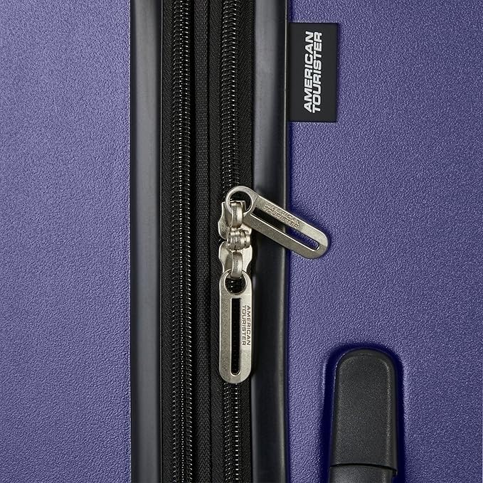American Tourister Westridge Hardside Luggage Set with Spinner Wheels, Dusk Purple, Carry-On