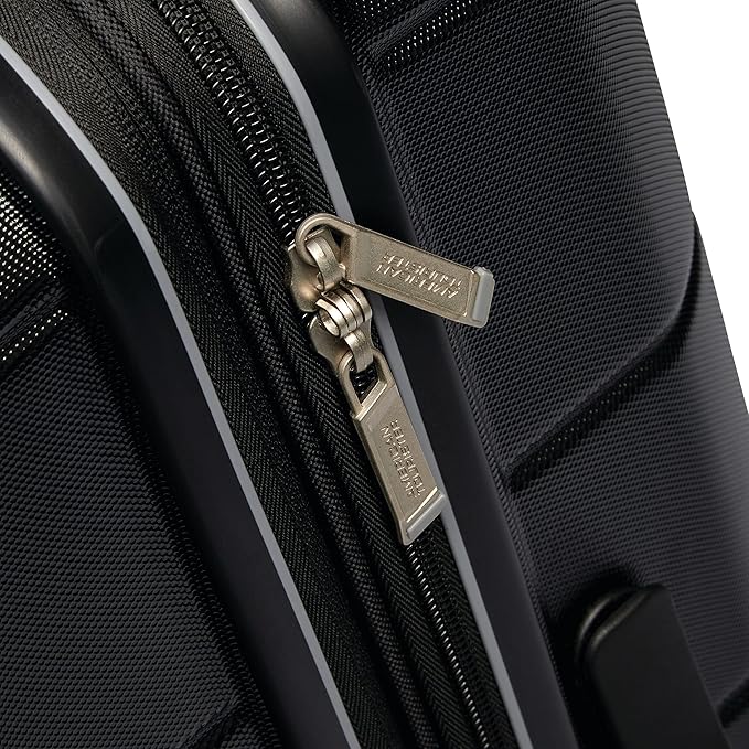 American Tourister Stratum 2.0 Hardside Expandable Luggage with Spinners | Jet Black | 3PC (CO/MED/LG)