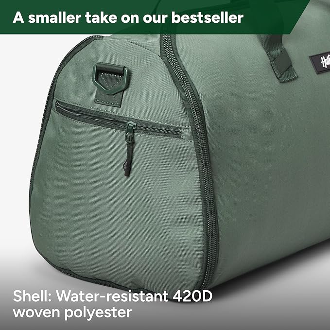 Halfday Convertible 2-in-1 Garment Duffel Weekender Bag 40L | Wrinkle-Free Travel, Hanging Suit Compartment, Shoe Pockets, Trolley Sleeve. Durable & Water-Resistant Carry-on, Cactus