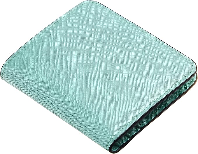 Toughergun Women’s Small Slim Leather Wallet with RFID Protection, Compact Bifold Mini Purse with Clear ID Window
