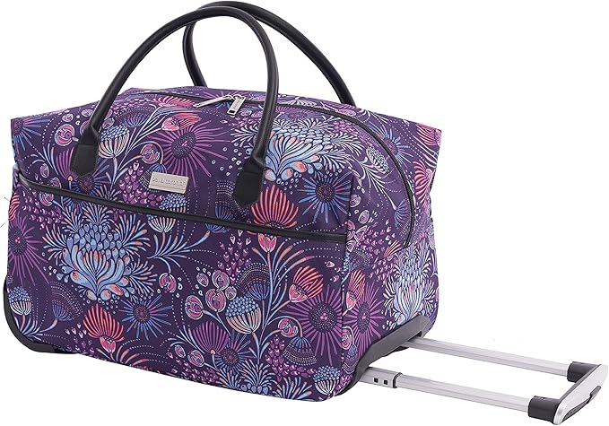 Travelers Club Unisex Bella Caronia Deluxe 20", 3 Piece, or 7 Piece Luggage & Travel Accessories Set Jardin