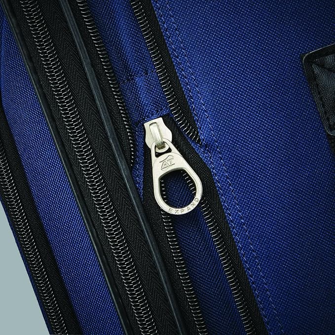 American Tourister Fieldbrook XLT Softside Upright Luggage, Navy, 4-Piece Set (BB/DF/21/25)