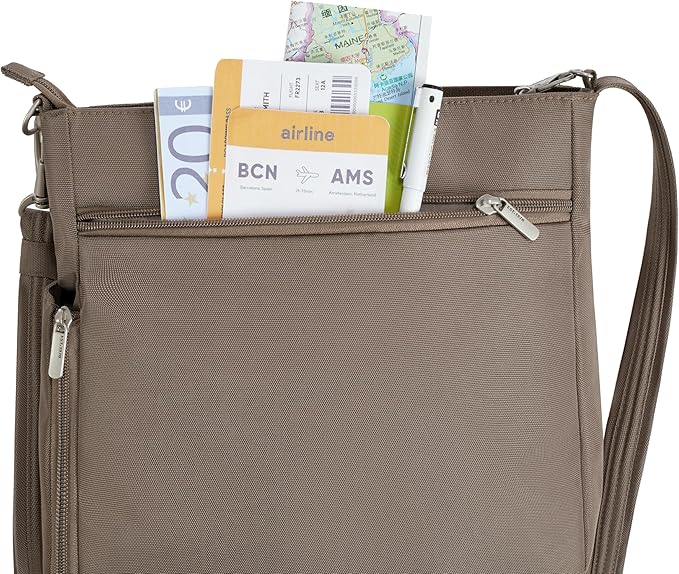 Travelon Anti-Theft Classic North/South Crossbody Bag