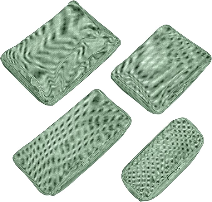 Away Insider Packing Cubes Set of 4 – Lightweight Travel Organizers for Luggage, Suitcases & Carry-On Bags, Sea Green