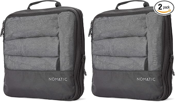NOMATIC Packing Cubes, Compression Luggage Organizers for Carry-On, Suitcases, Travel Bags, Large (Pack of 2)