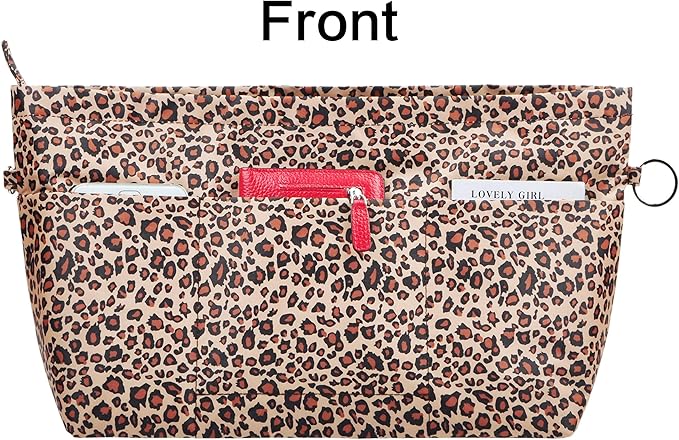 Vercord Handbag Purse Tote Pocketbook Organizer Insert Zipper Closure 11 Pockets 3 Sizes Many Colors