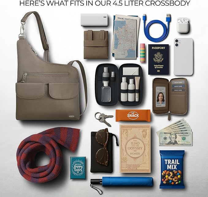 Travelon Anti-Theft Classic Crossbody Bag