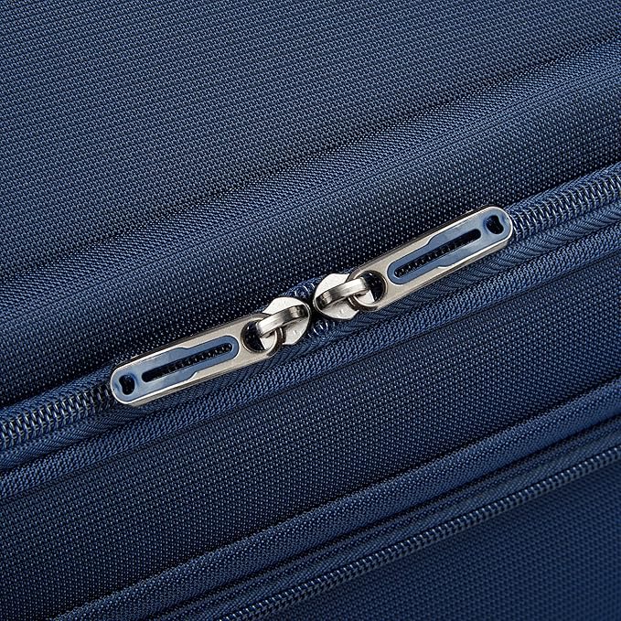 DELSEY PARIS Helium DLX Rolling Garment Bag with Spinner Wheels, Navy Blue