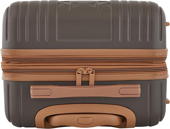 Wrangler 22" and 18" Heartland 2-Piece Carry-On Luggage Set, Chocolate