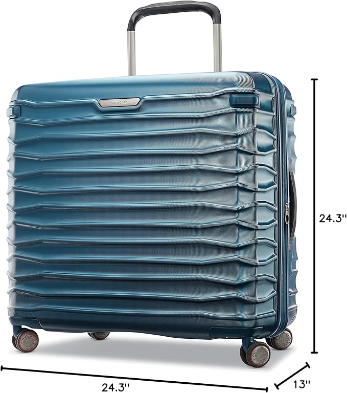 Samsonite Stryde 2 Hardside Expandable Luggage with Double Spinner Wheels, Large Glider, Deep Teal