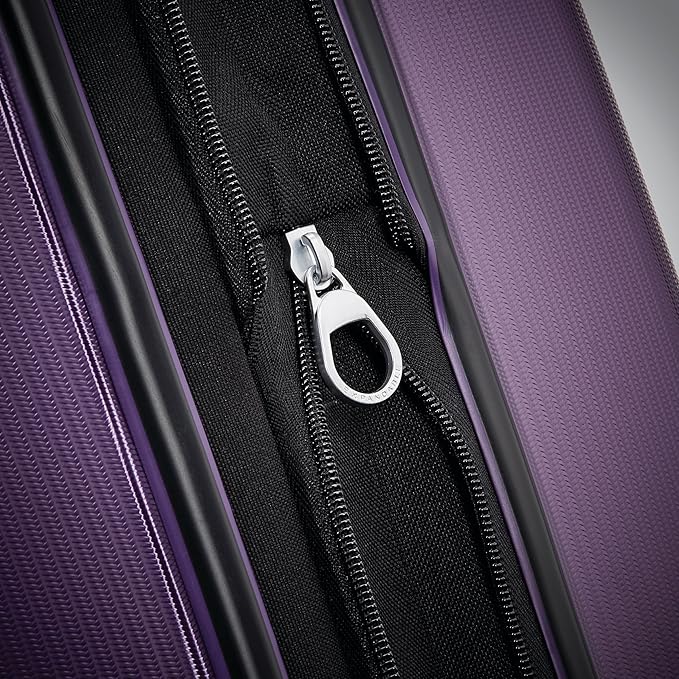 Samsonite Winfield 3 DLX Hardside Expandable Luggage with Spinners, Purple, 2-Piece Set (20/25)