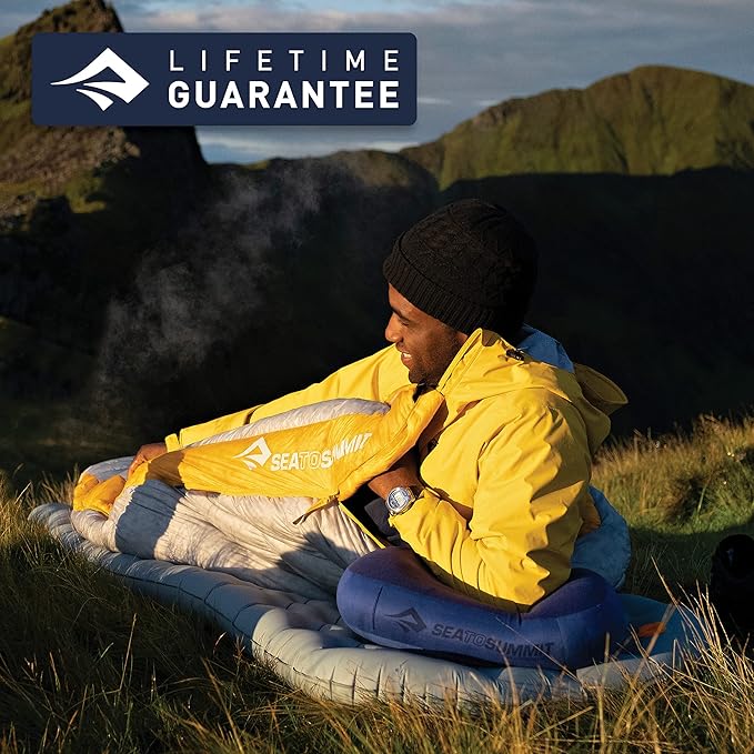 Sea to Summit Aeros Premium Inflatable Travel Pillow, Large, Lime