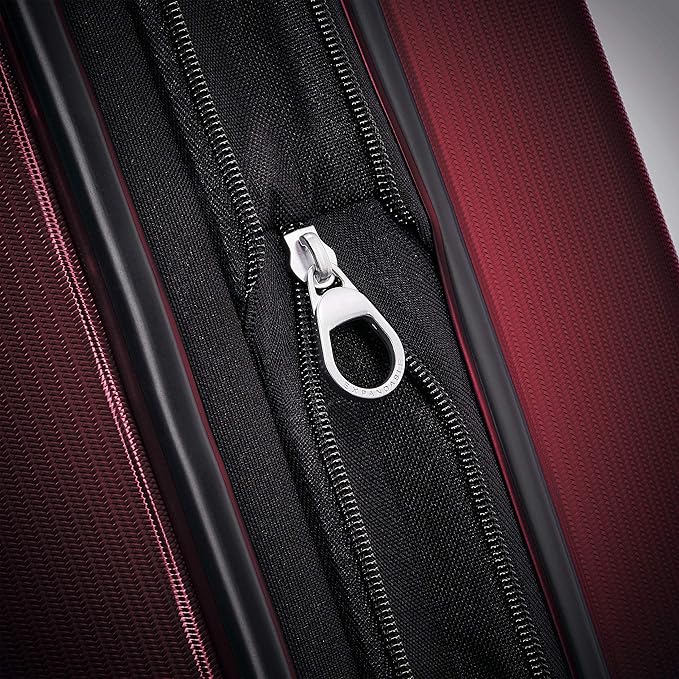 Samsonite Winfield 3 DLX Hardside Expandable Luggage with Spinners, Burgundy, Carry-On 20-Inch