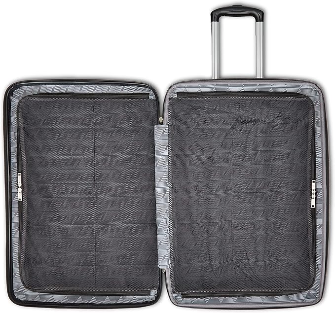 Samsonite Alliance SE Hardside Luggage with Spinner Wheels, Lightweight, LARGE SPINNER, BASS BLACK
