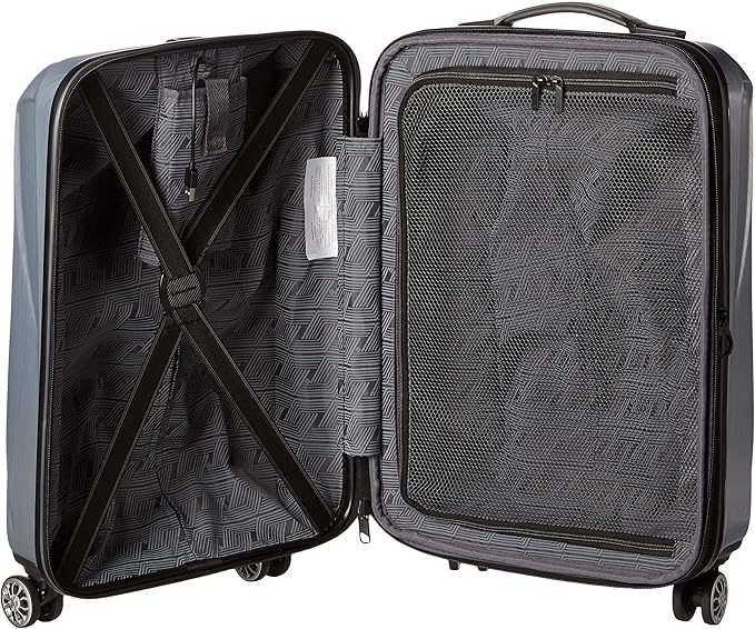 Samsonite Centric 2 Hardside Expandable Luggage with Spinner Wheels, Silver, Carry-On 20-Inch