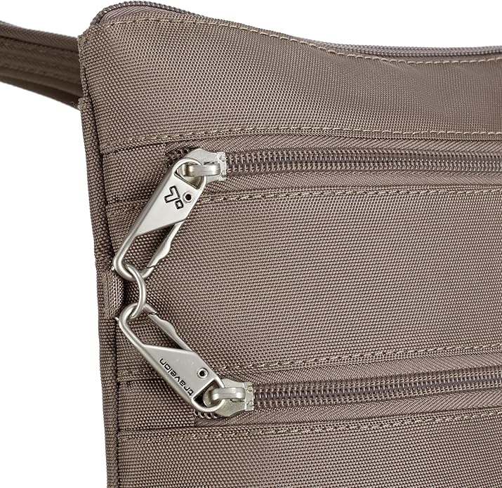 Travelon Anti-theft Classic Slim Double Zip Crossbody
