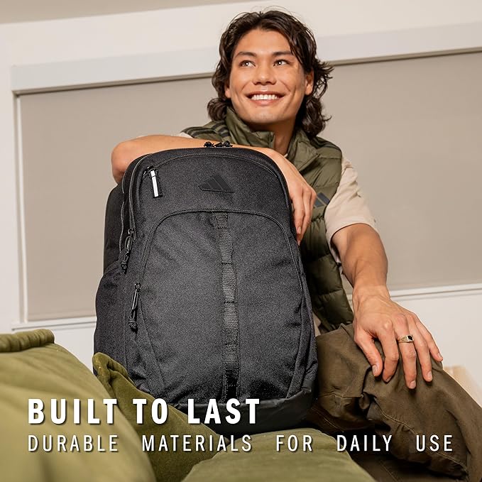 adidas Prime 7 Backpack for Gym, Sports, School and Travel, 37L
