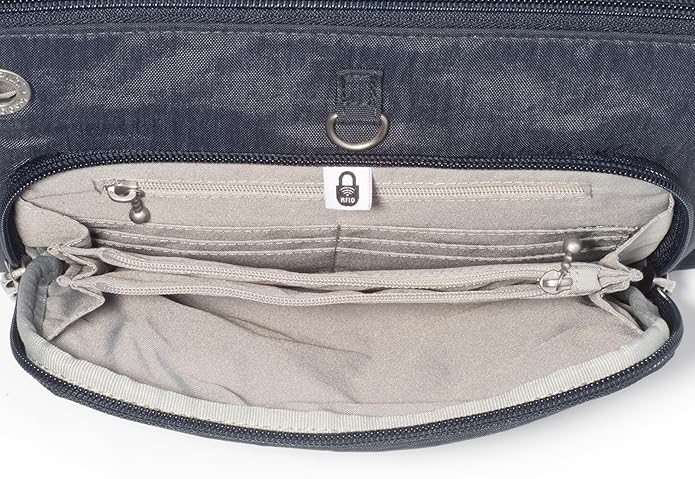 Baggallini womens Securtex Anti-theft Memento Crossbody Bag