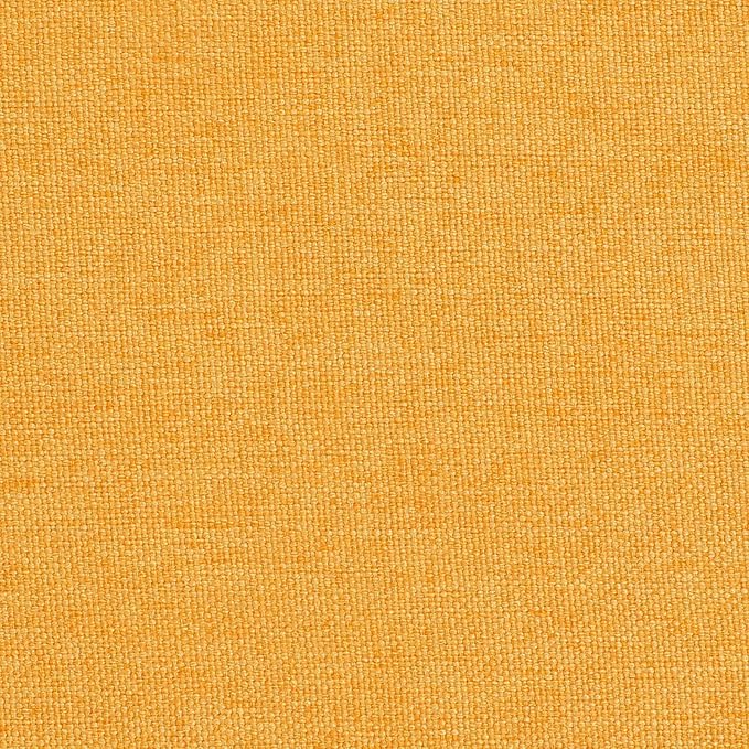 AAAAAcessories D-Shaped Chair Cushions, 2" Thick Dining Chair Pads with Ties and Removable, Machine-Washable Cover, 17" x 16", Set of 6, Golden Yellow