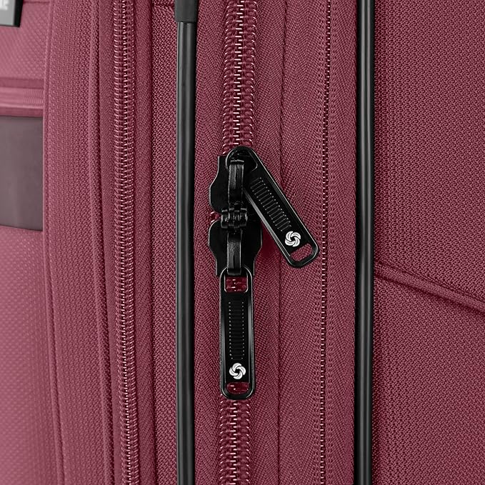 Samsonite Ascella 3.0 Softside Expandable Luggage with Spinner Wheels, 3-Piece Set (20/25/28), Mauve Haze