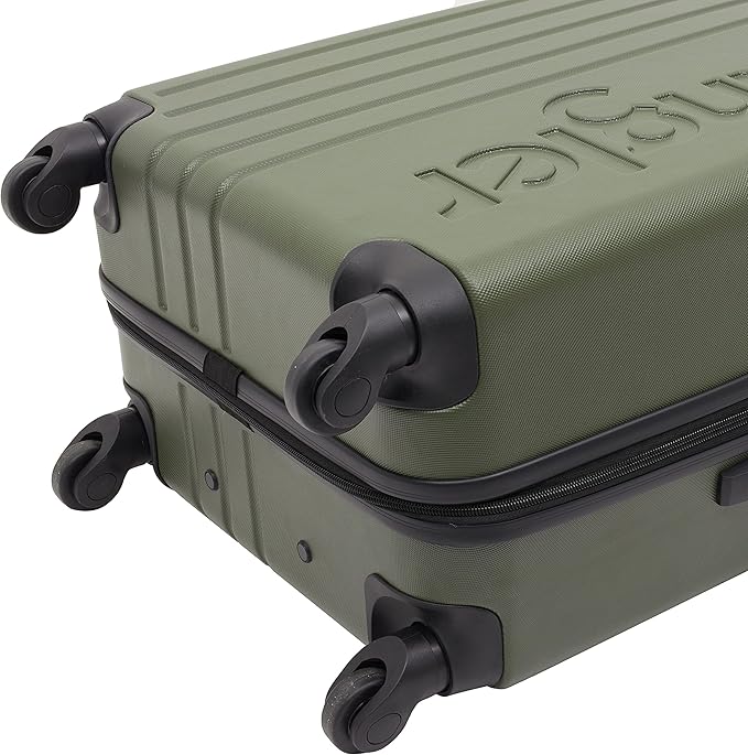 Wrangler Quest Luggage Set, Olive Green, 3 Piece Set (30"/26"/22")
