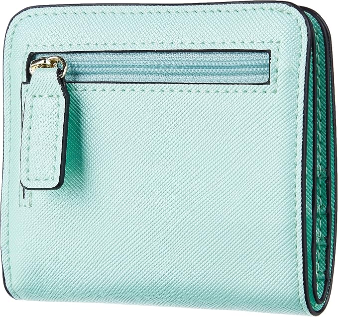 Toughergun Women’s Small Slim Leather Wallet with RFID Protection, Compact Bifold Mini Purse with Clear ID Window