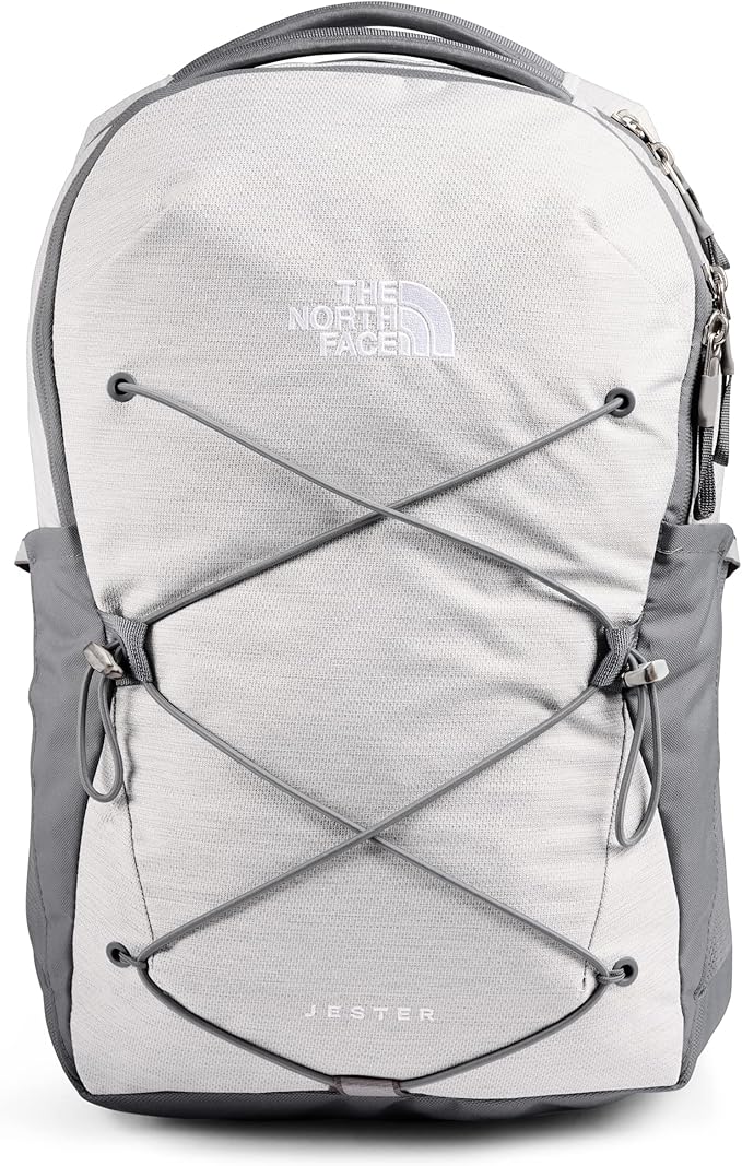The North Face Women's Jester Commuter Laptop Backpack, TNF White Metallic Mélange/Mid Grey, One Size