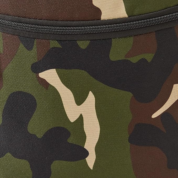 Rockland Double Handle Rolling Backpack, Camo, 17"