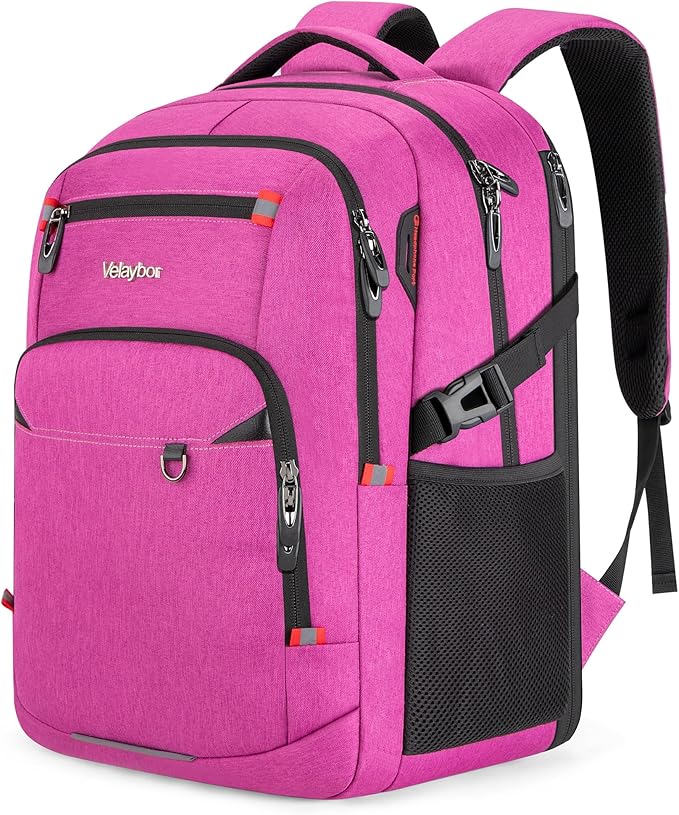 40L Expandable Laptop Backpack, Anti-thief Travel Backpack, Airline Approved Business Waterproof Carry on Luggage, Fits 15.6" Laptop for Men Women