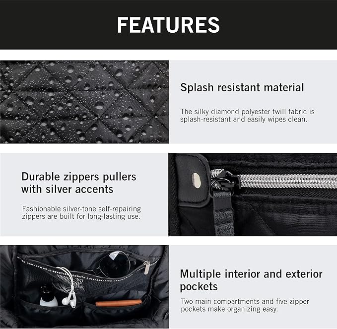 Kenneth Cole REACTION Diamond Tower Collection Lightweight Hardside Expandable 8-Wheel Spinner Travel Luggage, Black, 2-Piece Bundle (Carry On + Backpack)