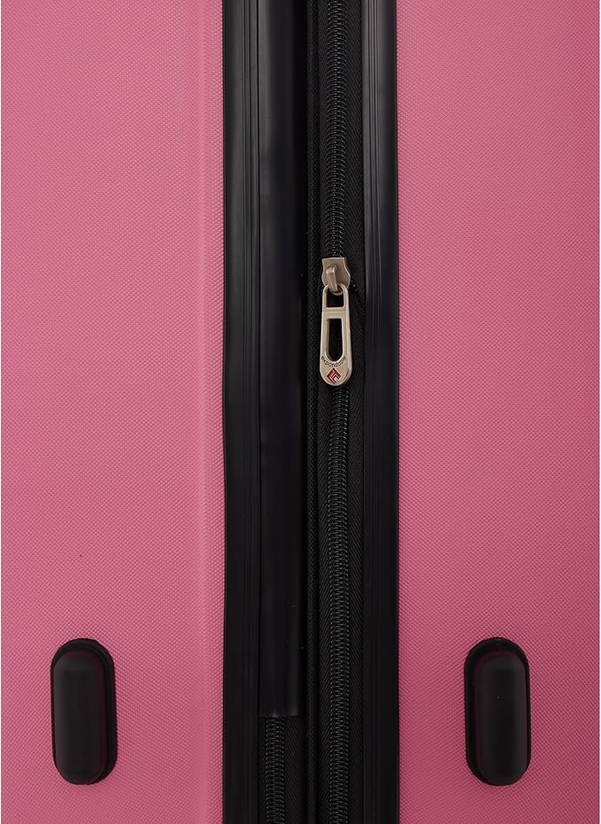 Travelers Club Chicago Hardside Expandable Spinner Luggage, Hot Pink, 5 Piece Set