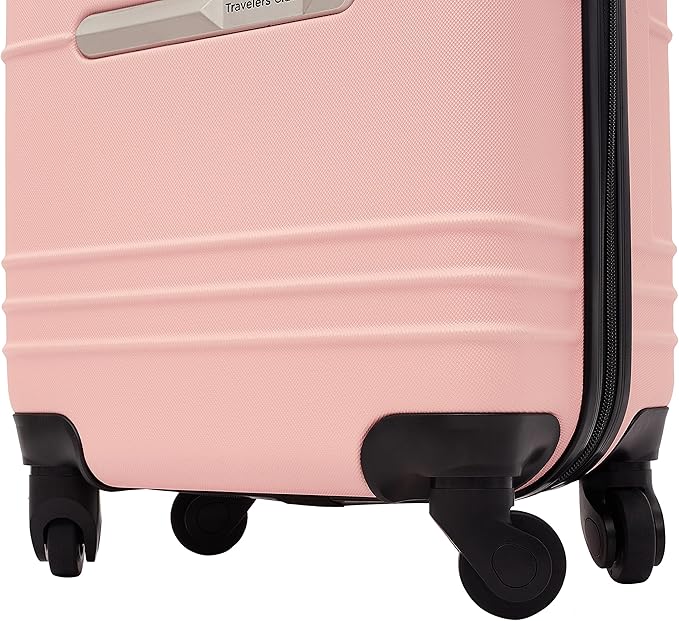 Travelers Club 22" Richmond Spinner Carry-On Luggage, Rose Gold