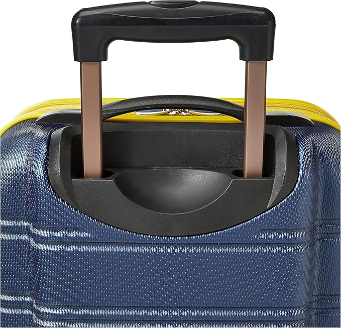 Rockland Melbourne Hardside Expandable Spinner Wheel Luggage, Navy, Carry-On 20-Inch