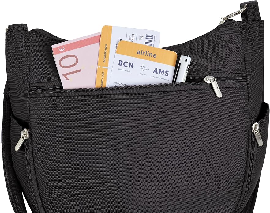 Travelon Anti-theft Classic Crossbody Bucket Bag | Anti-theft
