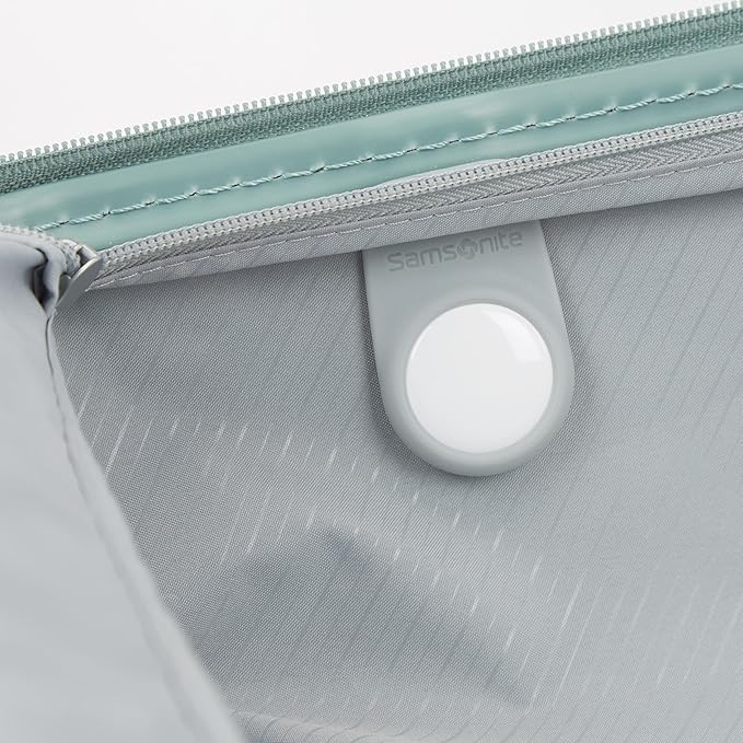 Samsonite Elevation Plus - Medium Hardside Luggage - Scratch Resistant Polypropylene Shell, RightHeight™ Adjustable Handle, Integrated AirTag Holder, TSA Lock, WetPak™ Compartment - Cypress Green