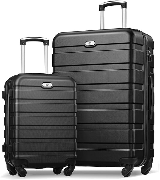 Suitour Luggage Sets 2 Piece with Spinner Wheels,Hard Shell 20 Carry on Suitcase and 28 inch Luggage with Spinner Wheels Suitcase Set with TSA Lock(20in/28in)