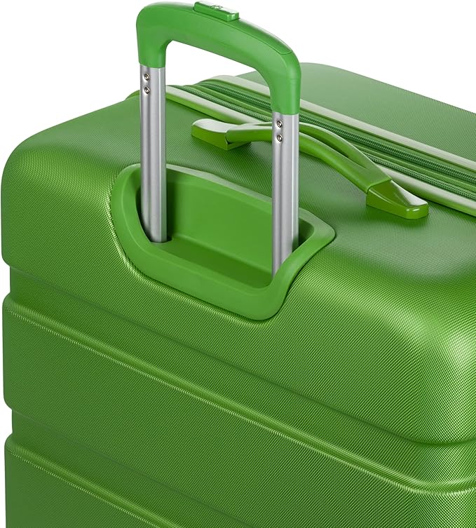 SwissGear 7366 Signature Hardside Expandable Luggage with Spinner Wheels, TSA Lock, Green, Checked-Large 27-Inch