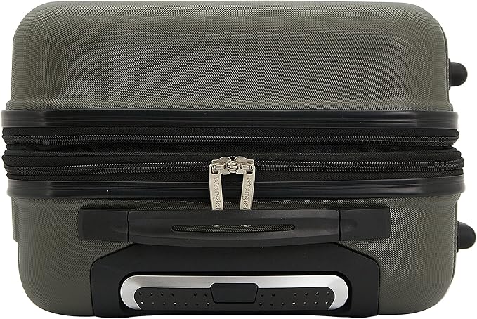 Wrangler 4 Piece Miami Luggage and Packing Cubes Set, Olive Green